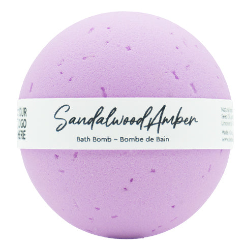 200g Bath Bomb - Sandalwood Amber (12 Pack)